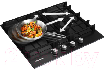 Газовая варочная панель Samsung NA64H3010BK/WT- фото2