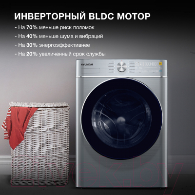 Стирально-сушильная машина Hyundai WMD9413- фото8