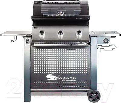 Газовый гриль Sahara S375 3B BBQ Smokey Teal- фото