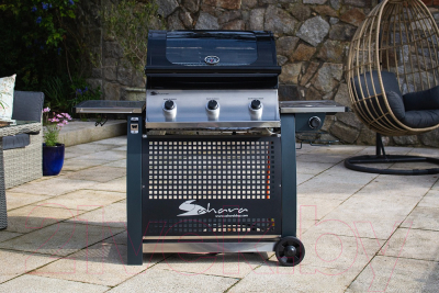 Газовый гриль Sahara S375 3B BBQ Smokey Teal- фото6