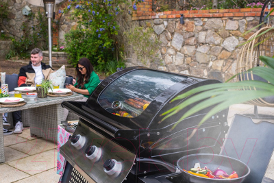 Газовый гриль Sahara S375 3B BBQ Smokey Teal- фото8