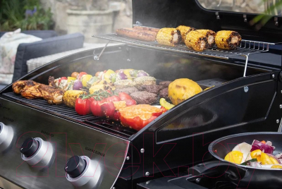 Газовый гриль Sahara S375 3B BBQ Smokey Teal- фото9