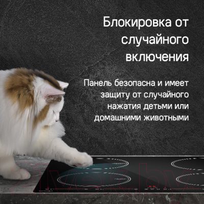 Индукционная варочная панель Maunfeld CVI594SBK Inverter- фото10
