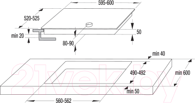 Электрическая варочная панель Gorenje EC642CLB- фото4