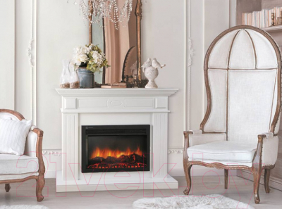 Портал для камина Firelight Bianco 25- фото4
