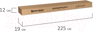 Проекционный экран Brauberg Tripod / 236732- фото4