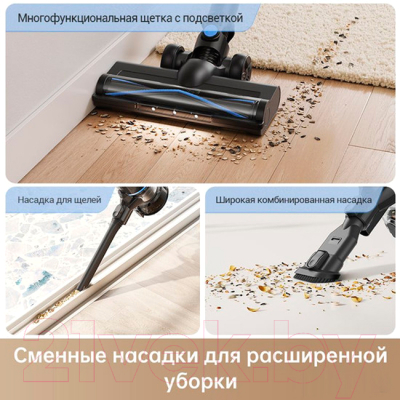 Вертикальный пылесос Dreame Trouver Cordless Vacuum Cleaner J10 / VJ10A- фото7