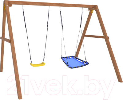 Качели National Tree Company Лодка с голубым гнездом / Р911-32- фото2