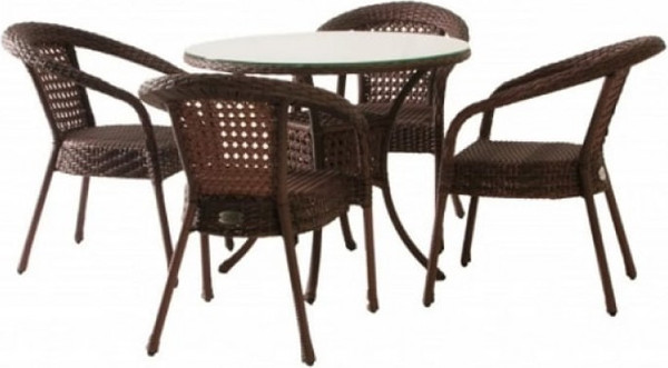 Стол садовый AIKO Deco 7034П круглый д.90- фото3