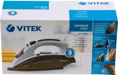 Утюг Vitek VT-1209 BN- фото10