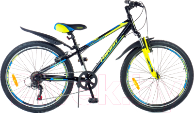 Детский велосипед FAVORIT Mateo-24MDA / MAT24MD12BK-AL