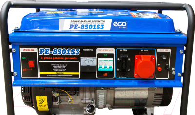Бензиновый генератор Eco PE-8501S3- фото5