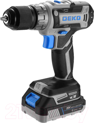 Аккумуляторная дрель-шуруповерт Deko DKCD20V PRO / 080-1001- фото2