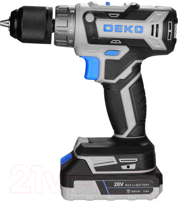 Аккумуляторная дрель-шуруповерт Deko DKCD20V PRO / 080-1001- фото3