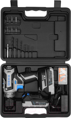 Аккумуляторная дрель-шуруповерт Deko DKCD20V PRO / 080-1001- фото5