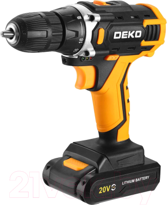 Аккумуляторная дрель-шуруповерт Deko Banger 20V / 080-1004- фото2
