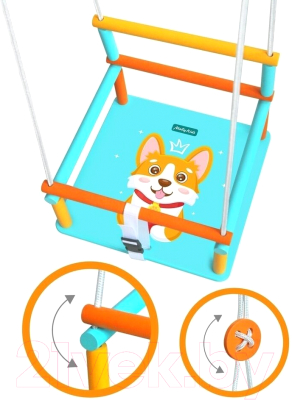 Качели Moby Kids Корги / 962268- фото3
