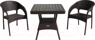 Комплект садовой мебели Ellastik Plast Ola Dom S-GS01+K-GS01- фото