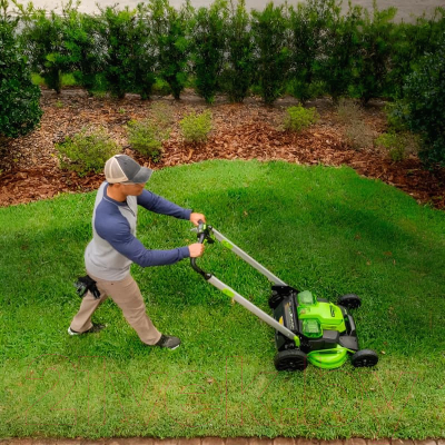 Газонокосилка электрическая Greenworks GD60LM61 / 2519107- фото4