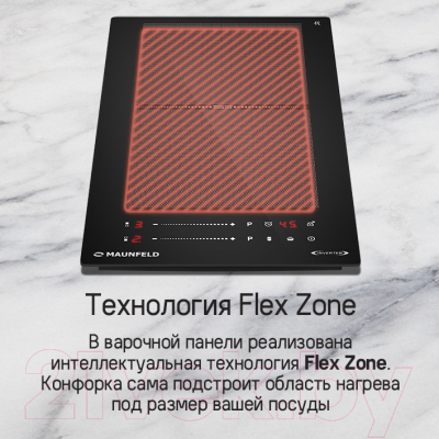 Индукционная варочная панель Maunfeld CVI292S2FBK Inverter- фото10