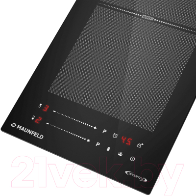 Индукционная варочная панель Maunfeld CVI292S2FBK Inverter- фото4