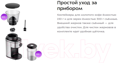 Кофемолка Kitfort КТ-7246- фото6