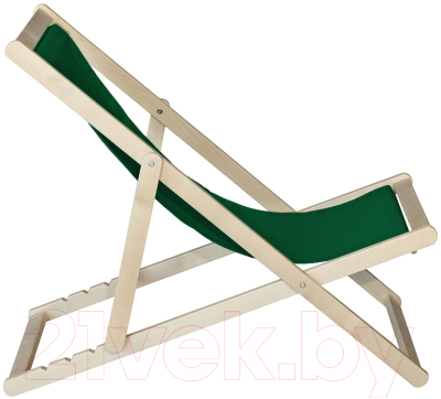 Кресло-шезлонг складное Мебелик Зеленое- фото8