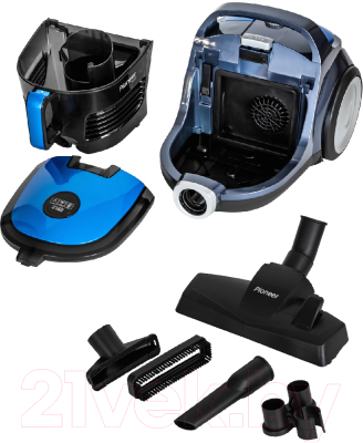 Пылесос Pioneer VC321C (azure blue)- фото3