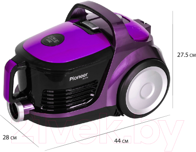 Пылесос Pioneer VC321C (ultra violet)- фото7