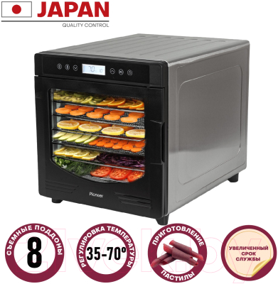 Сушильный шкаф для овощей и фруктов Pioneer FD108- фото8