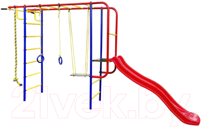 Игровой комплекс Пионер Дачный Лето с горкой - фото