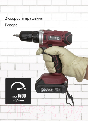 Аккумуляторная дрель-шуруповерт Pioneer CD-M2012C USP- фото10