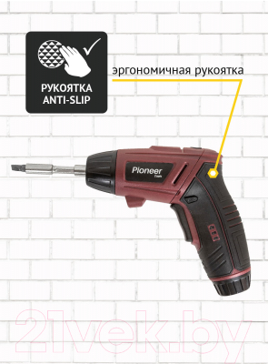 Электроотвертка Pioneer CS-M0401 (блистер)- фото9