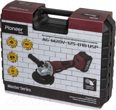 Угловая шлифовальная машина Pioneer AG-M20V-125-01B USP- фото8