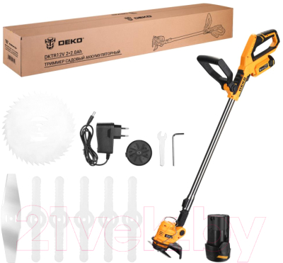 Триммер аккумуляторный Deko DKTR12V / 063-4238-2- фото4