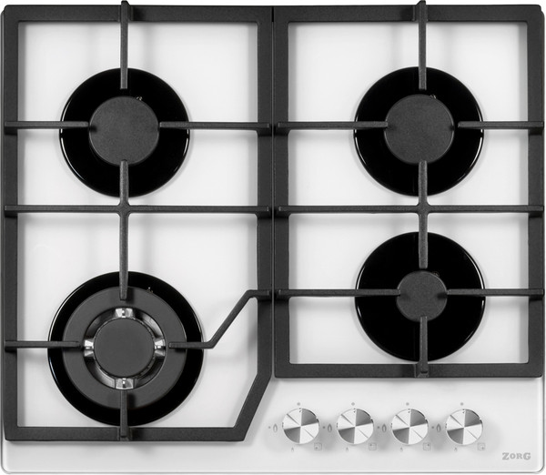 Газовая варочная панель ZORG HAG61 FDW WH- фото