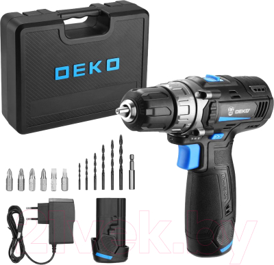 Аккумуляторная дрель-шуруповерт Deko DKCD12V Pro / 083-1007- фото