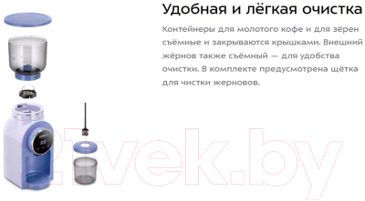 Кофемолка Kitfort КТ-7210- фото6