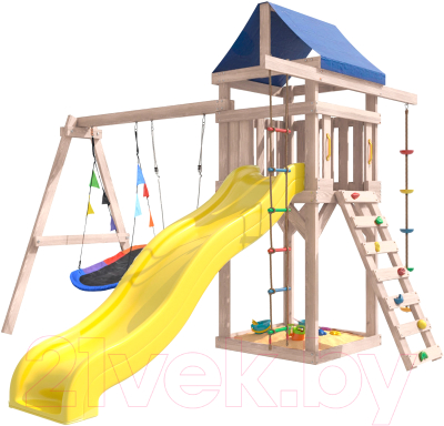 Игровой комплекс National Tree Company С качелями лодочка и овальным гнездом IgroWoods / ДНП-7- фото2