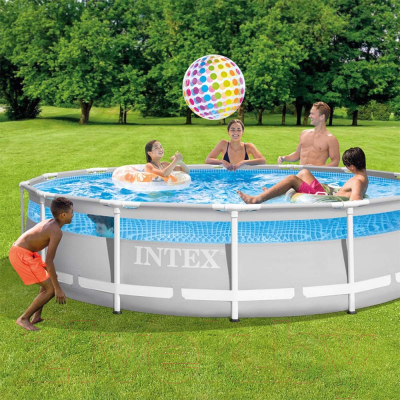 Каркасный бассейн Intex Prism Frame Clearview 26722- фото5