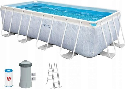 Каркасный бассейн Intex Prism Frame Chevron / 26780- фото3