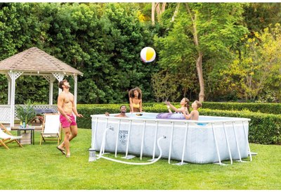Каркасный бассейн Intex Prism Frame Chevron / 26780- фото8