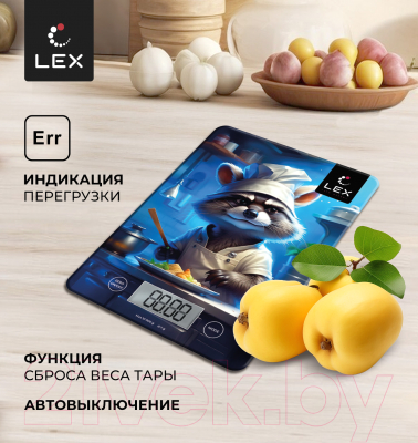 Кухонные весы Lex LXKS 9030- фото5