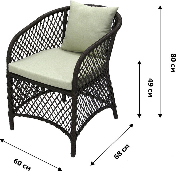 Кресло садовое Garden Story Сакраменто / СА0025- фото8