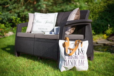 Диван садовый Keter Corfu II Love Seat / 258946- фото2