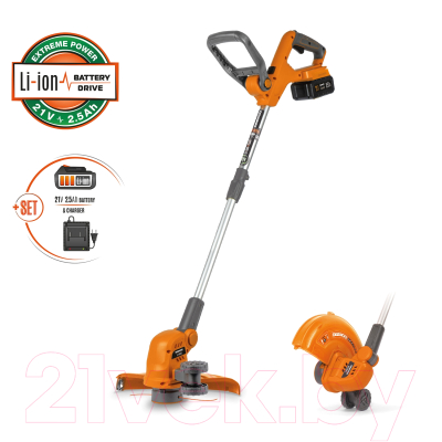 Триммер аккумуляторный Daewoo Power DATR 3021Li SET - фото3
