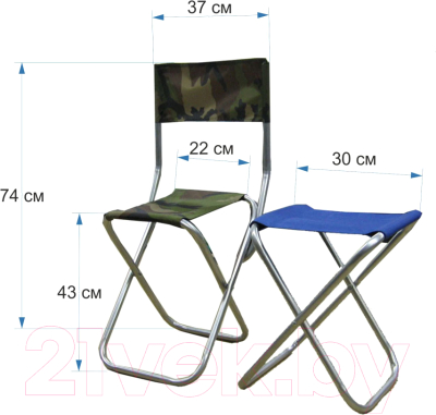 Табурет складной Митек 00-00001327 - фото2