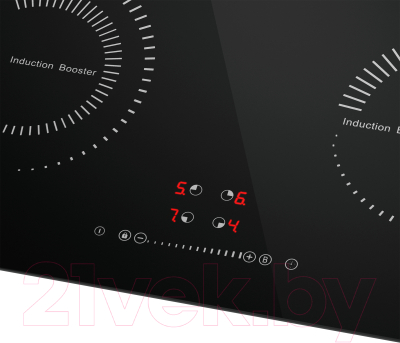 Индукционная варочная панель Maunfeld CVI594STBKC- фото6