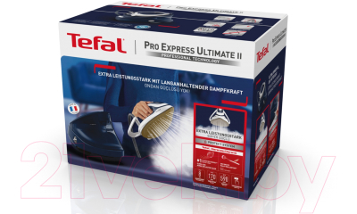 Утюг с парогенератором Tefal GV9720E0 (белый/синий)- фото5
