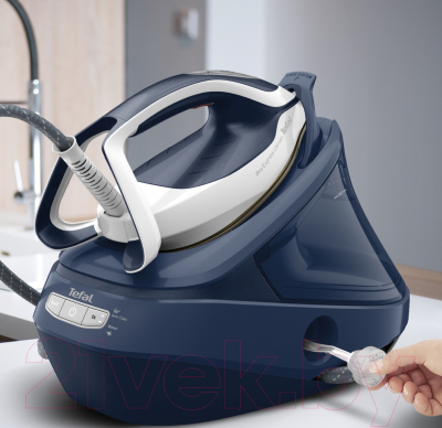 Утюг с парогенератором Tefal GV9720E0 (белый/синий)- фото8